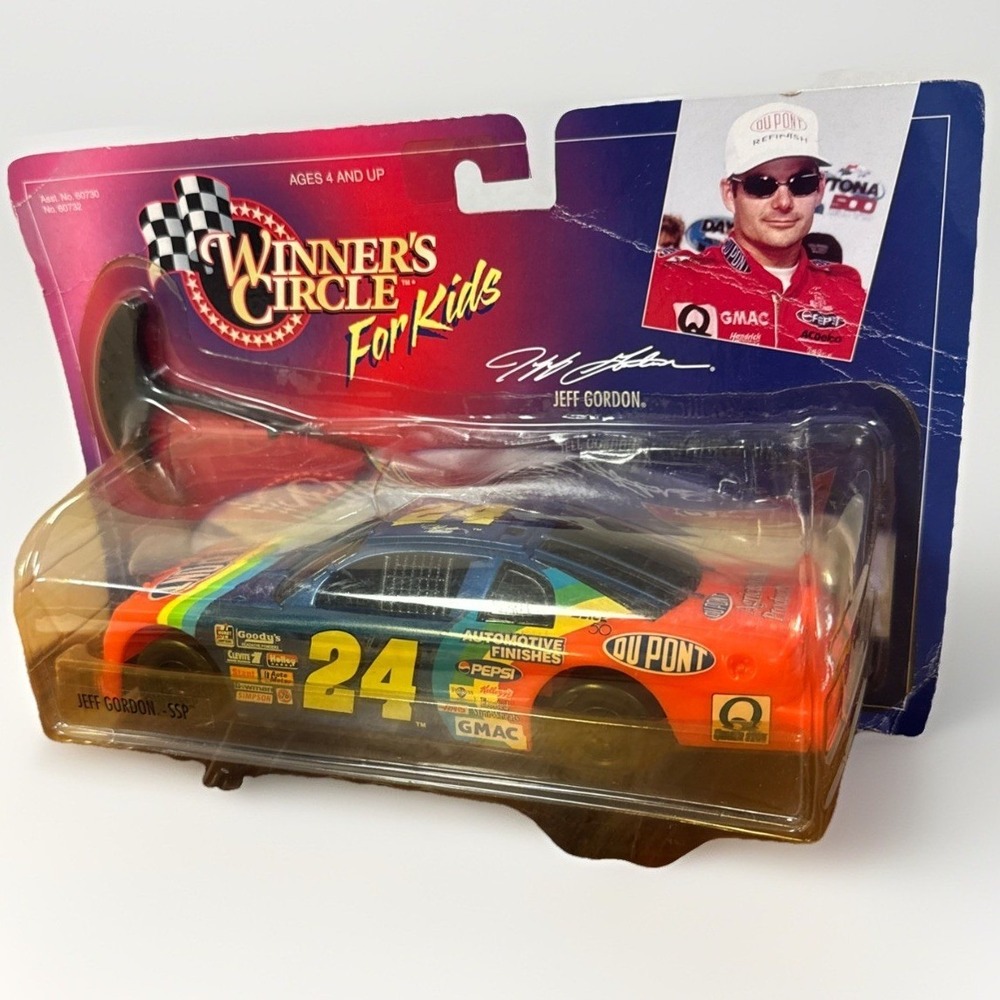 Vintage Winners Circle For Kids Jeff Gordon Rip Cord Car NEW